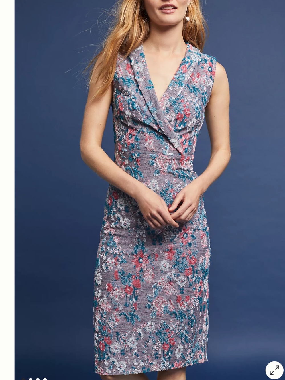 Maeve Jacquard Midi Dress